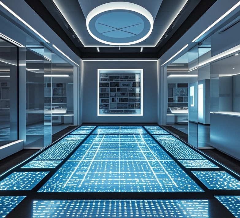 成都LED顯示屏:點(diǎn)亮未來:LED 地板屏的崛起與魅力